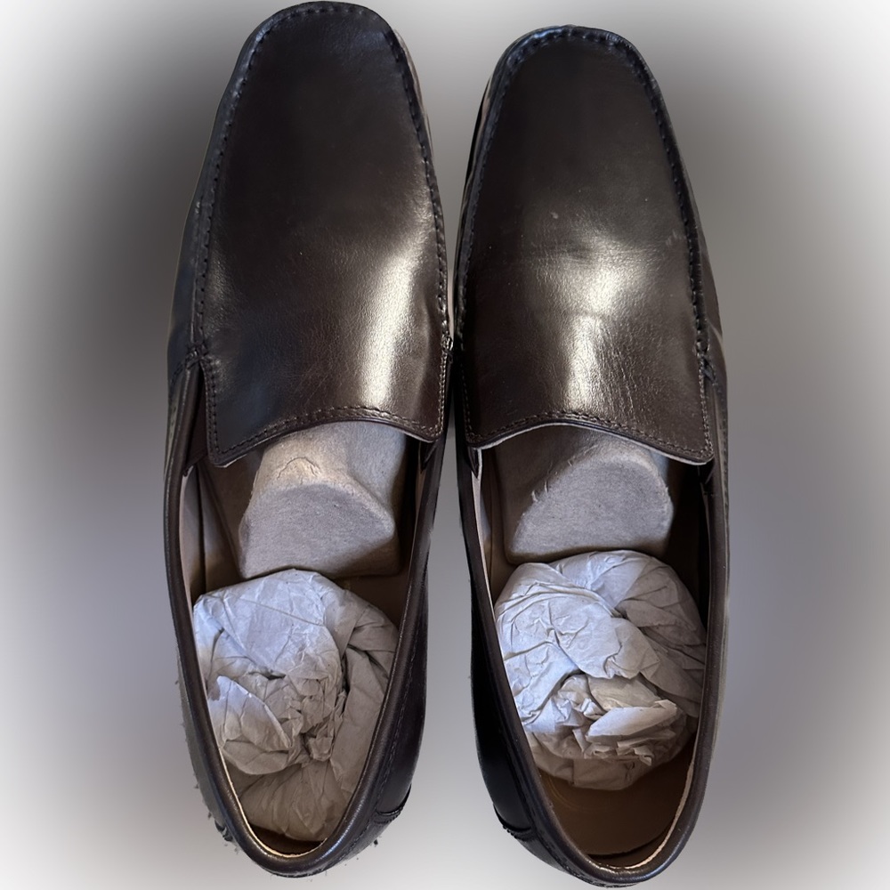 NEW - Rockport Men’s Brown Leather Dress Shoes (Loafers) 15 W (Wide)